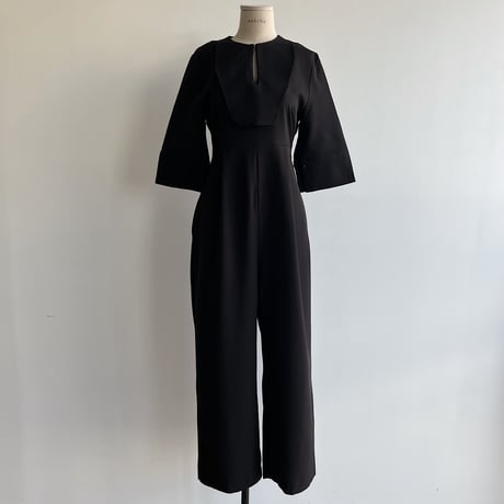【nokcha original】rich jumpsuit/black_np0671