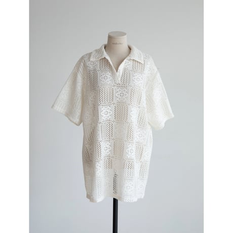 《予約販売》crochet over tops/2colors_nt2343