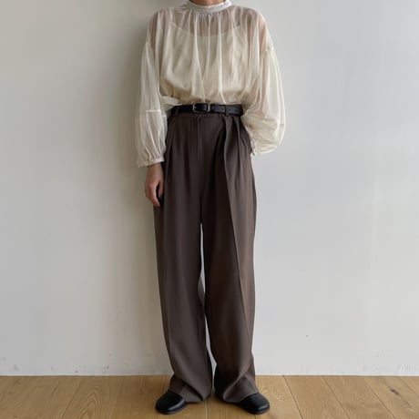 《予約販売》2set sheer blouse/2colors_nb0189