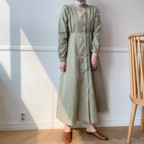 【NOKCHA  original】2way detail long ops/khaki