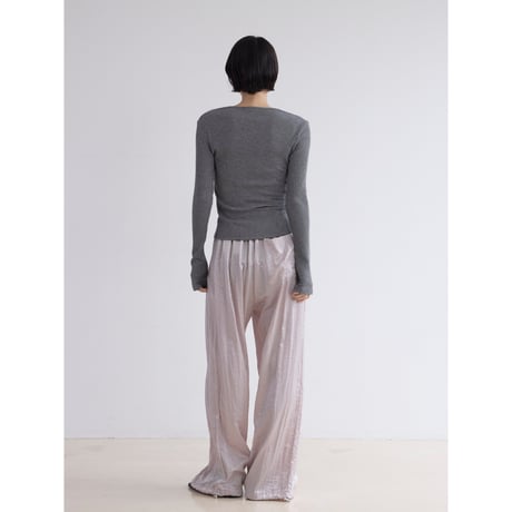 《予約販売》2way satin easy pants/2colors_np1219