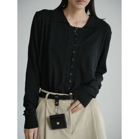《予約販売》mannish light knit tops/2colors_nt2430