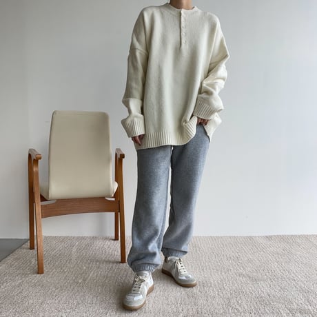 《予約販売》over botan knit/3colors_nt1170