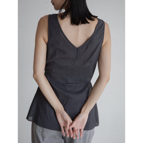 《予約販売》sheer accent sleeveless/2colors_nb0322