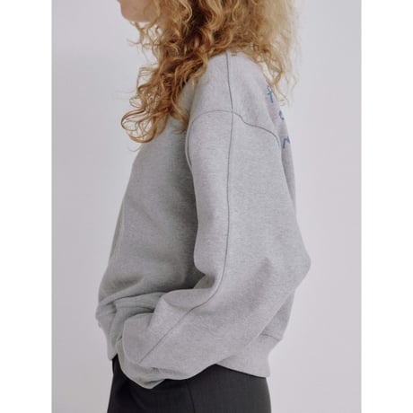 【NOKCHA × MOMO】alphabet sweat pullover/2colors_nt2488
