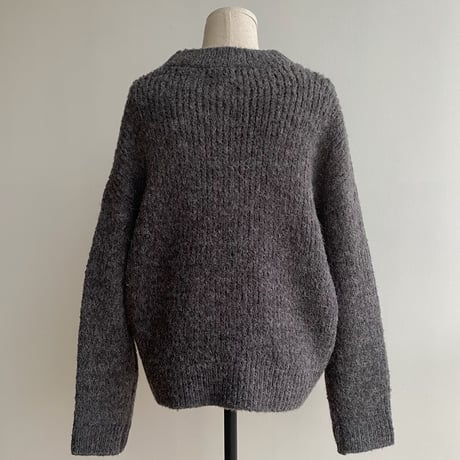 《予約販売》melange over knit/2colors_nt1544