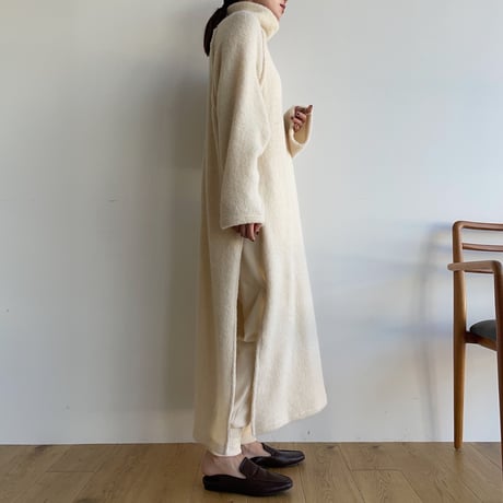【nokcha original】raglan sleeve warm ops/ivory_nd0131