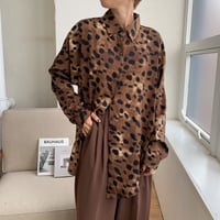 《予約販売》leopard silky blouse_nt0569