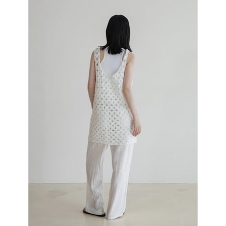 《予約販売》crochet knit midi tops/2colors_nt2329