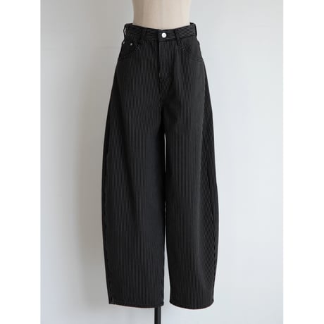 《予約販売》stripe cocoon jeans_nj0157