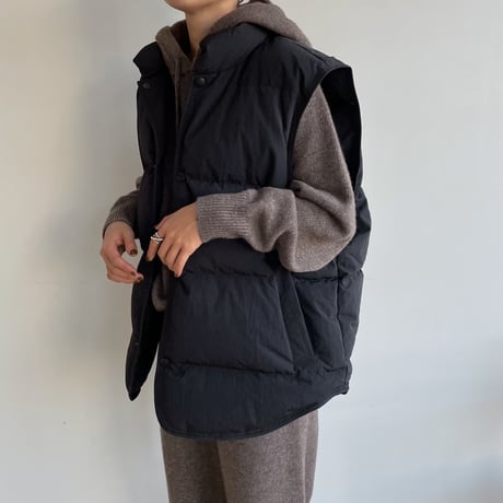 《予約販売》duck down daily vest/2colors_no0252