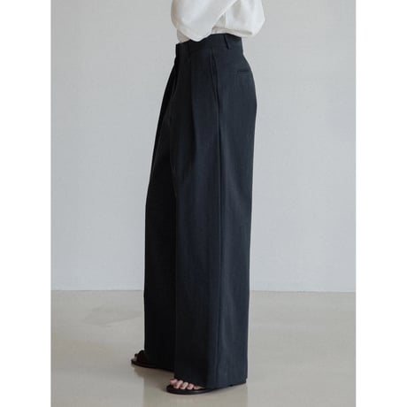 《予約販売》two tuck accent twill pants/2colors_np1127