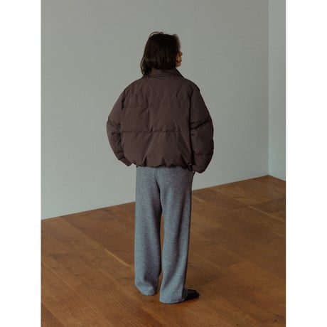 【 RESTOCK 】【NOKCHA original】mannish down jacket/ash brown_no0476