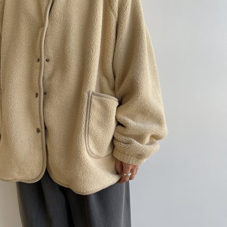 《予約販売》mannish fleece jacket/2colors_no0327