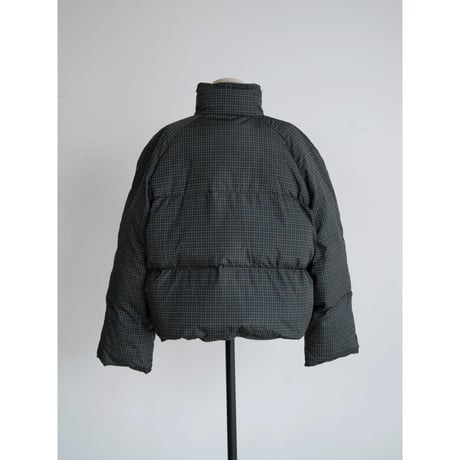 《予約販売》check raglan down jacket_no0482