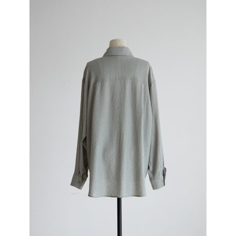 《予約販売》stripe sheer shirt/2colors_nb0368