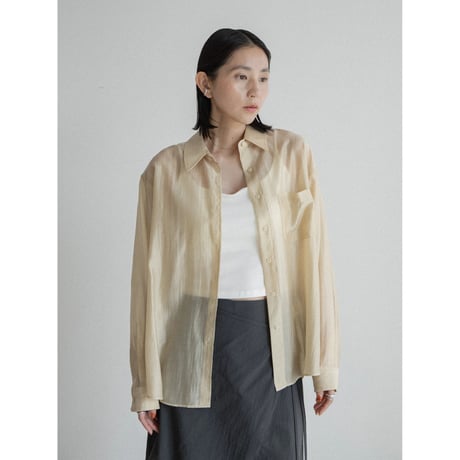 《予約販売》sheer charm shirt/2colors_nb0303