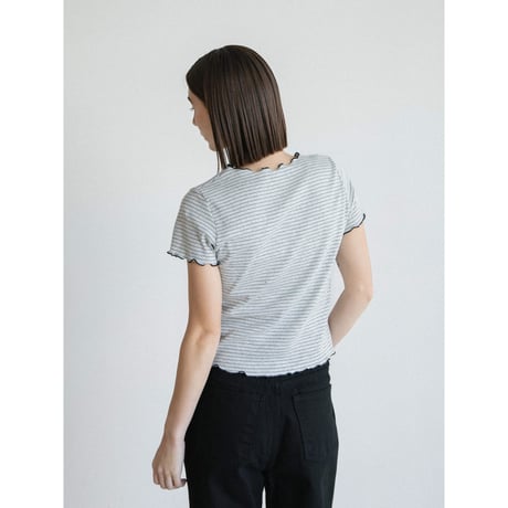 《予約販売》piping border tee/2colors_nt2562