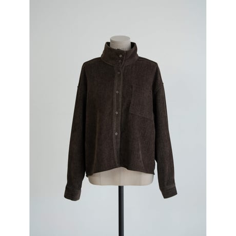 《予約販売》2way velours shirt/2colors_nb0345