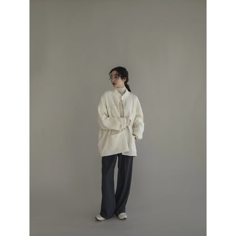 【nokcha original】material pocket cardigan/2colors_no0362