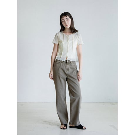 《予約販売》accent lady croped tee/2colors_nt2580