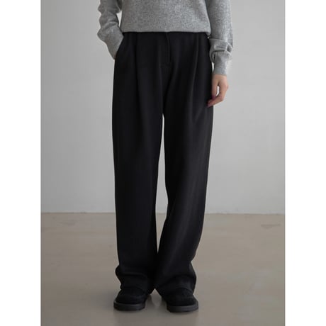 《予約販売》tuck sweat wide pants/2colors_np1048