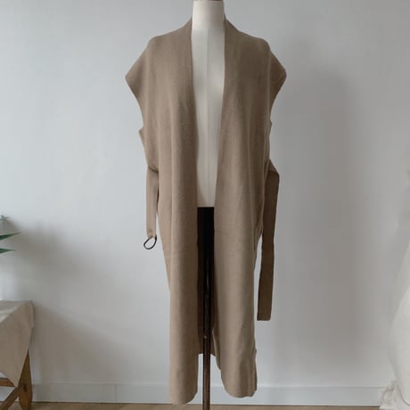 ✳︎予約販売✳︎knit long gilet/2colors_no0016