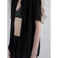 【NOKCHA original】shirt knit tops/2colors_nt2573