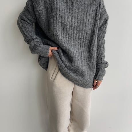 《予約販売》turtle neck lady knit_nt1155