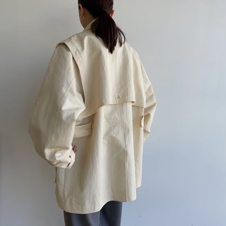 【nokcha original】2way mannish jacket/ivory_no0277