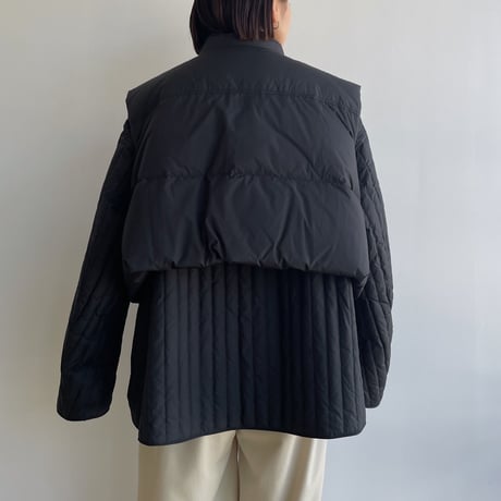 【nokcha original】2set down jacket/black_no0309