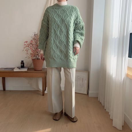✳︎予約販売✳︎green tee pants_np0083