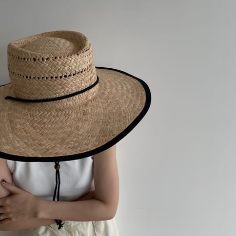《予約販売》accent straw hut_na0538