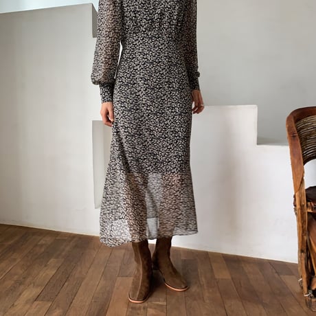 《予約販売》suède wood heel boots_na0206