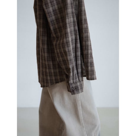 《予約販売》mannish check shirt/2colors_nb0329