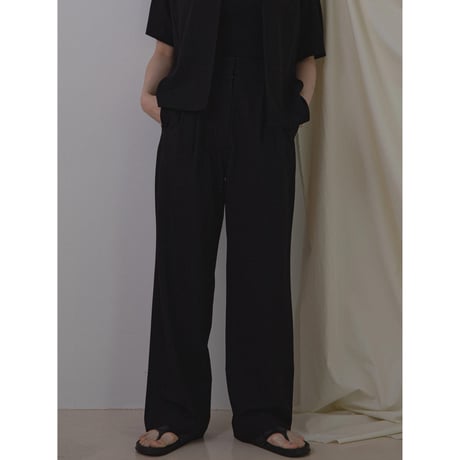 - AUTHENTIC series - material high pants/3colors_an0011