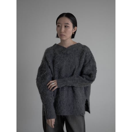 《予約販売》2way alpaca knit cardigan/2colors_no0396