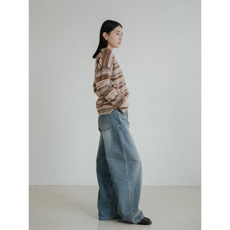 《予約販売》vinage like wide jeans_nj0163