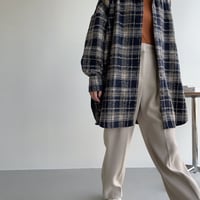 《予約販売》wool check shirt jacket_no0169