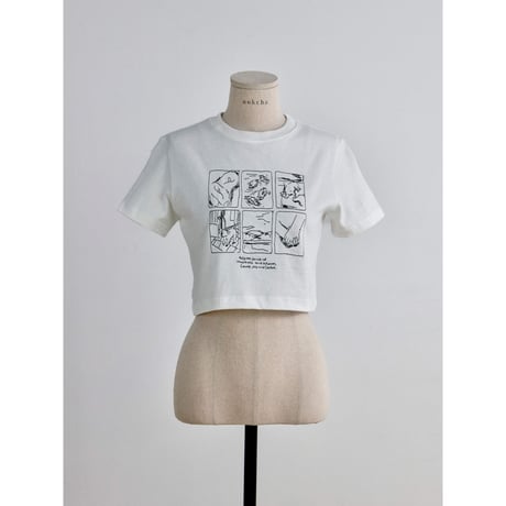 【NOKCHA × Lee Izumida】embroidery minimal tee/3colors_nt2574