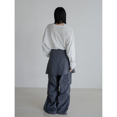 《予約販売》2way layered pants/2colors_np1094