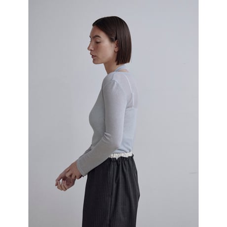 《予約販売》2set accent sheer tops/2colors_nt2506