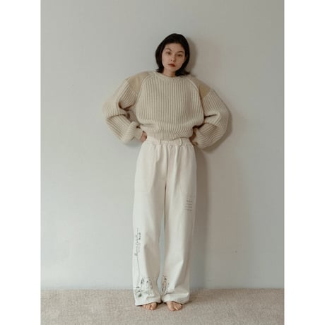 【 RESTOCK 】 【NOKCHA × pinmyself】sketch sweat  pants_np1170