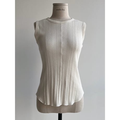 【nokcha original】natural lib tank top/2colors_nt1980