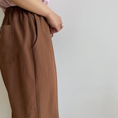 《予約販売》string linen pants/2colors_np0584