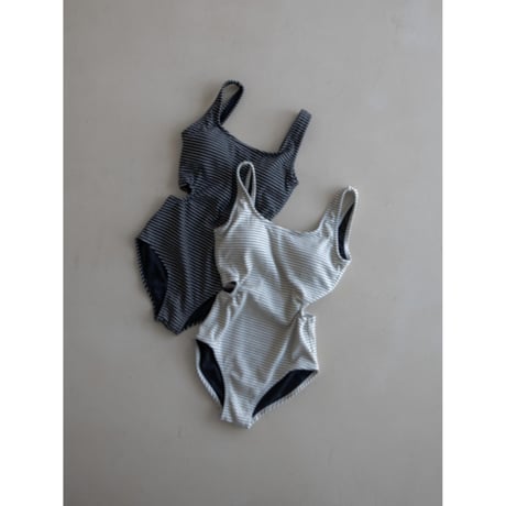 《予約販売》border lady swim wear/2colors_nw0001