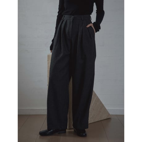 【NOKCHA original】boyish wool pants/2colors_np1026