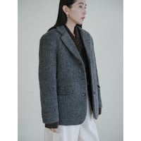《予約販売》quilting linner mohair like jacket/2colors_no0494