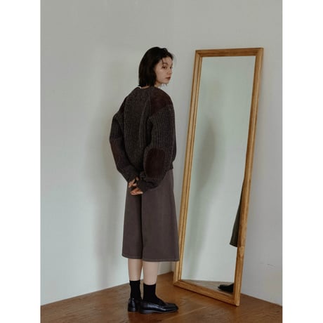 【 5th RESTOCK IVORY 2月3日順次発送】- AUTHENTIC series - vintage like accent knit/3olors_an0048