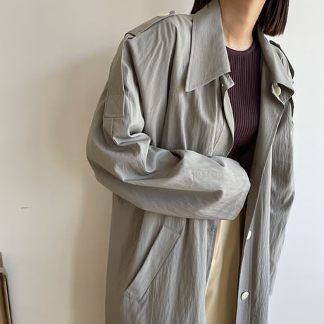 《予約販売》material over trench coat/3colors_no0201
